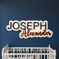 Custom Layered Nursery Name Sign