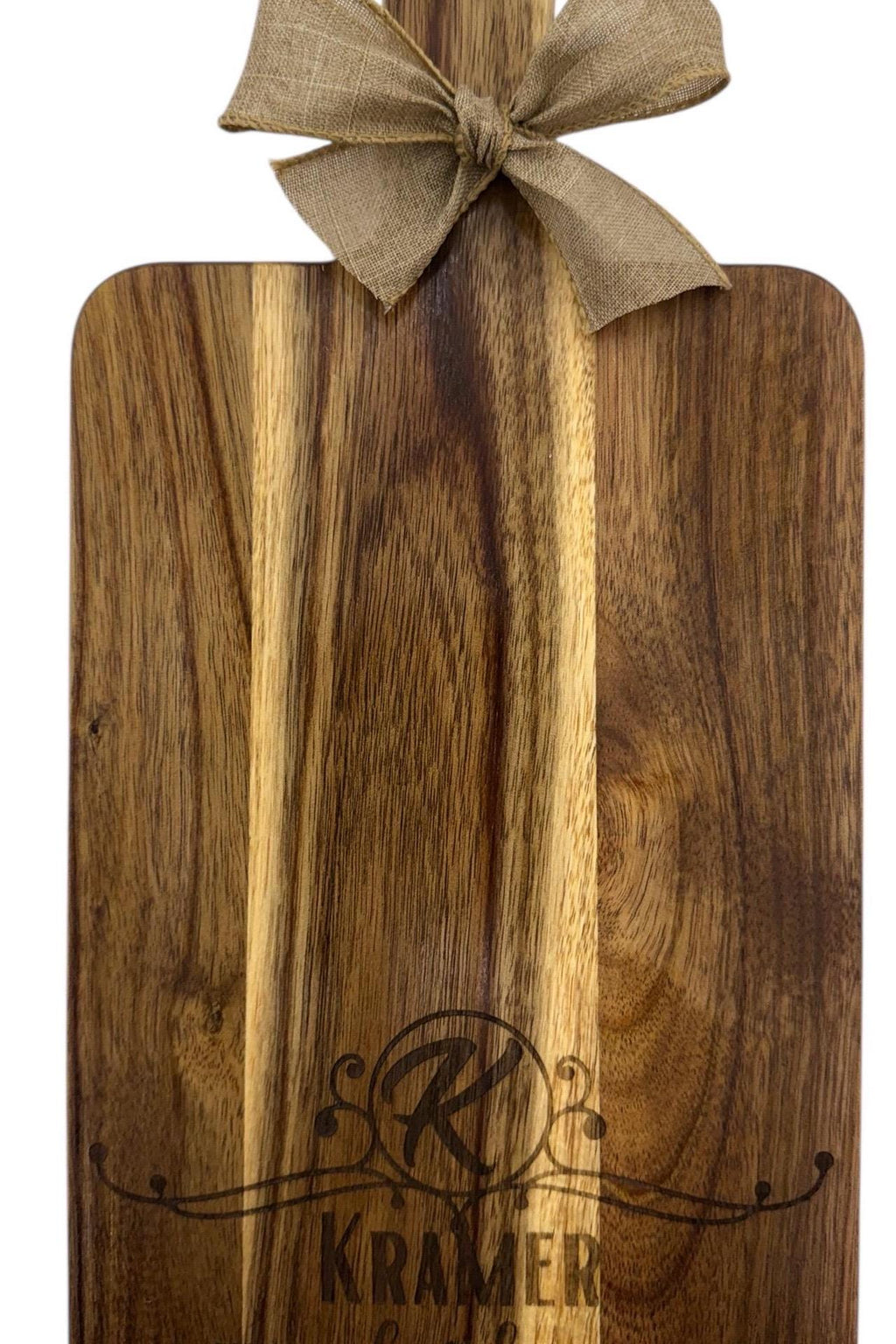 Personalized Charcuterie Board, Custom Engraved Family Name
