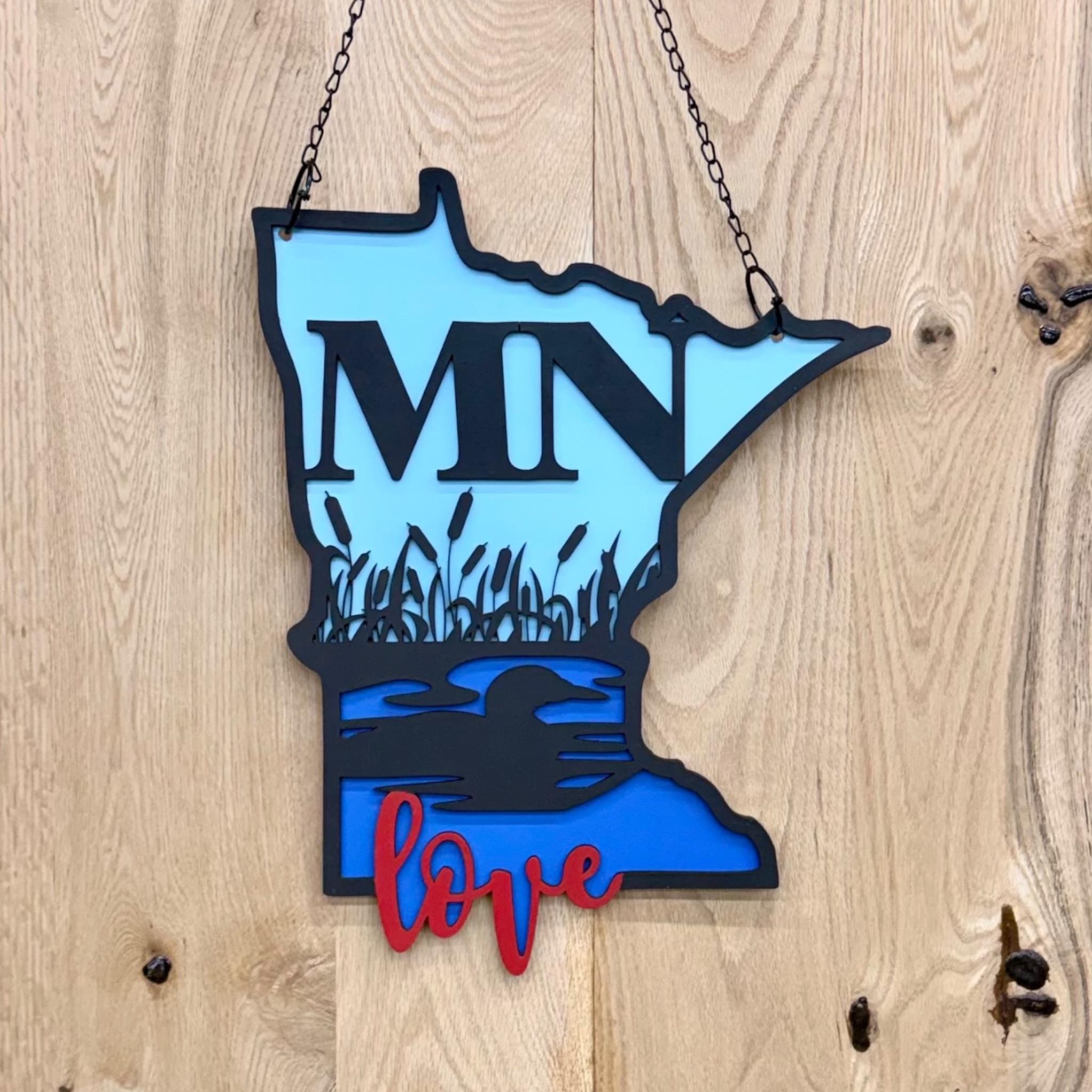 Minnesota Loon Love Sign