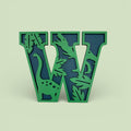 Dinosaur Themed Decorative Alphabet Letters