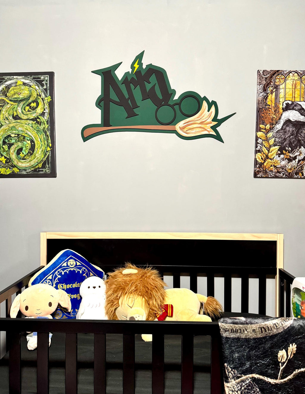 Custom Wizard-Themed Child Bedroom Sign