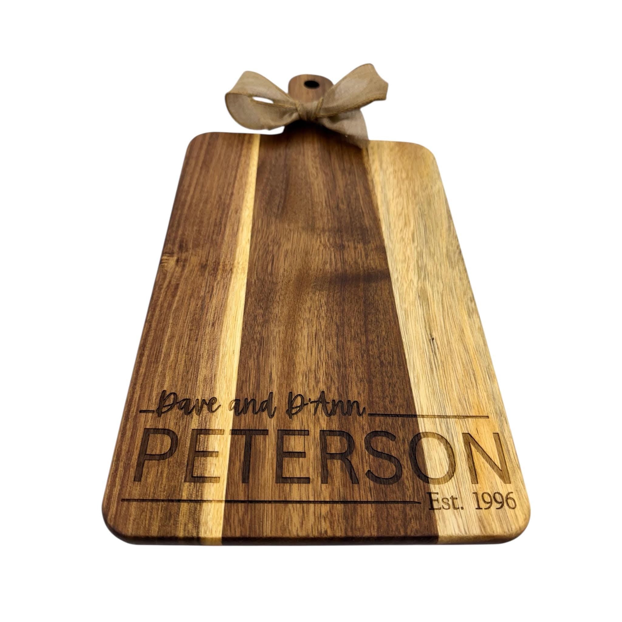 Personalized Name Cutting Board