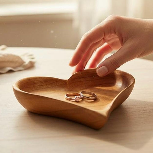 Cherry Heart Jewelry Tray