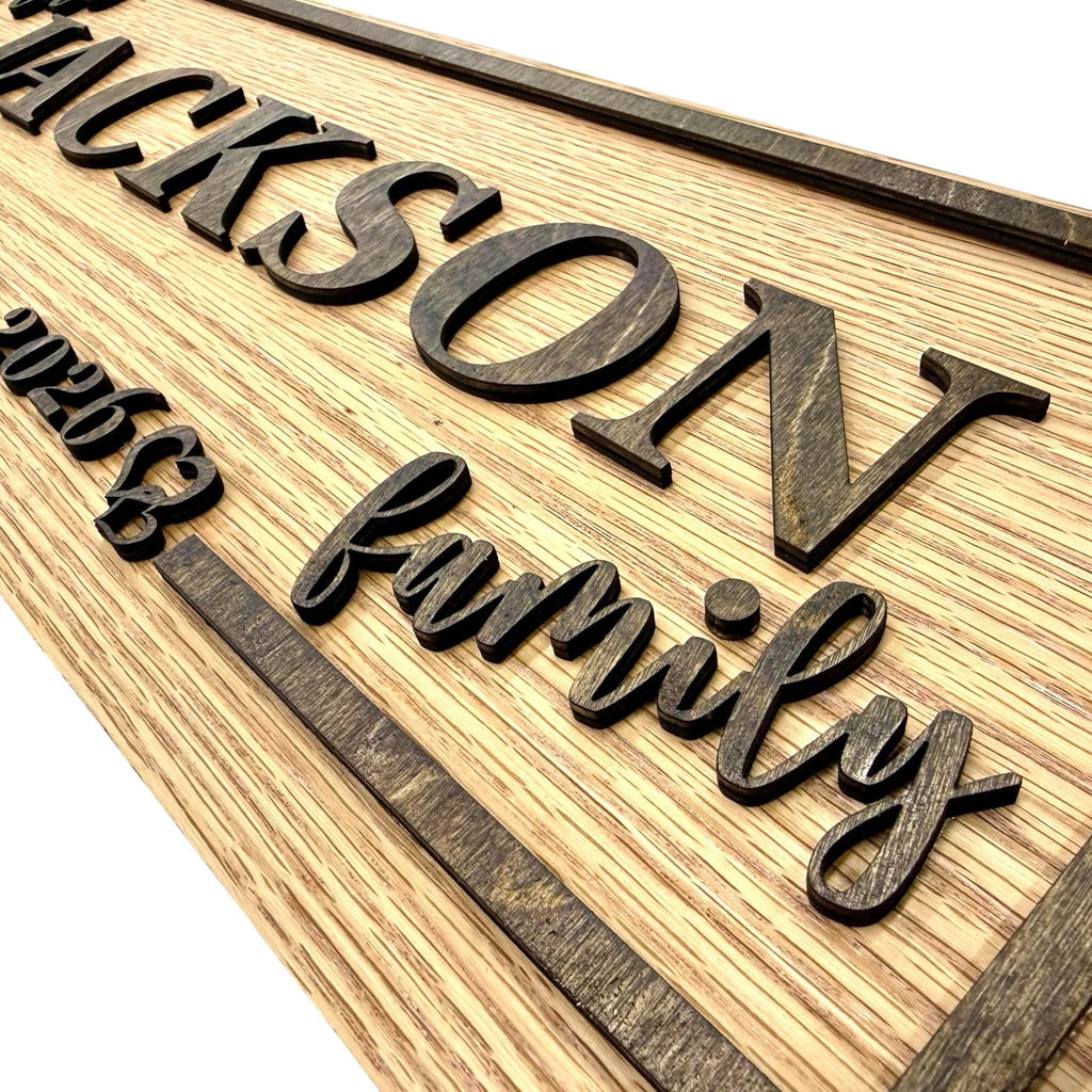 Custom Personalized Family Name Sign / Valentines Day, Boyfriend, Girlfriend, Fiance, Wedding, Anniversary Gift