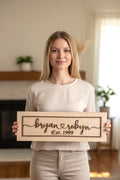 Personalized Couples Name Sign