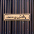 Personalized Couples Name Sign