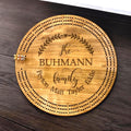 Custom Cherry Wood Cribbage Board/Family Name Personalization Designs/Housewarming and Wedding Gift