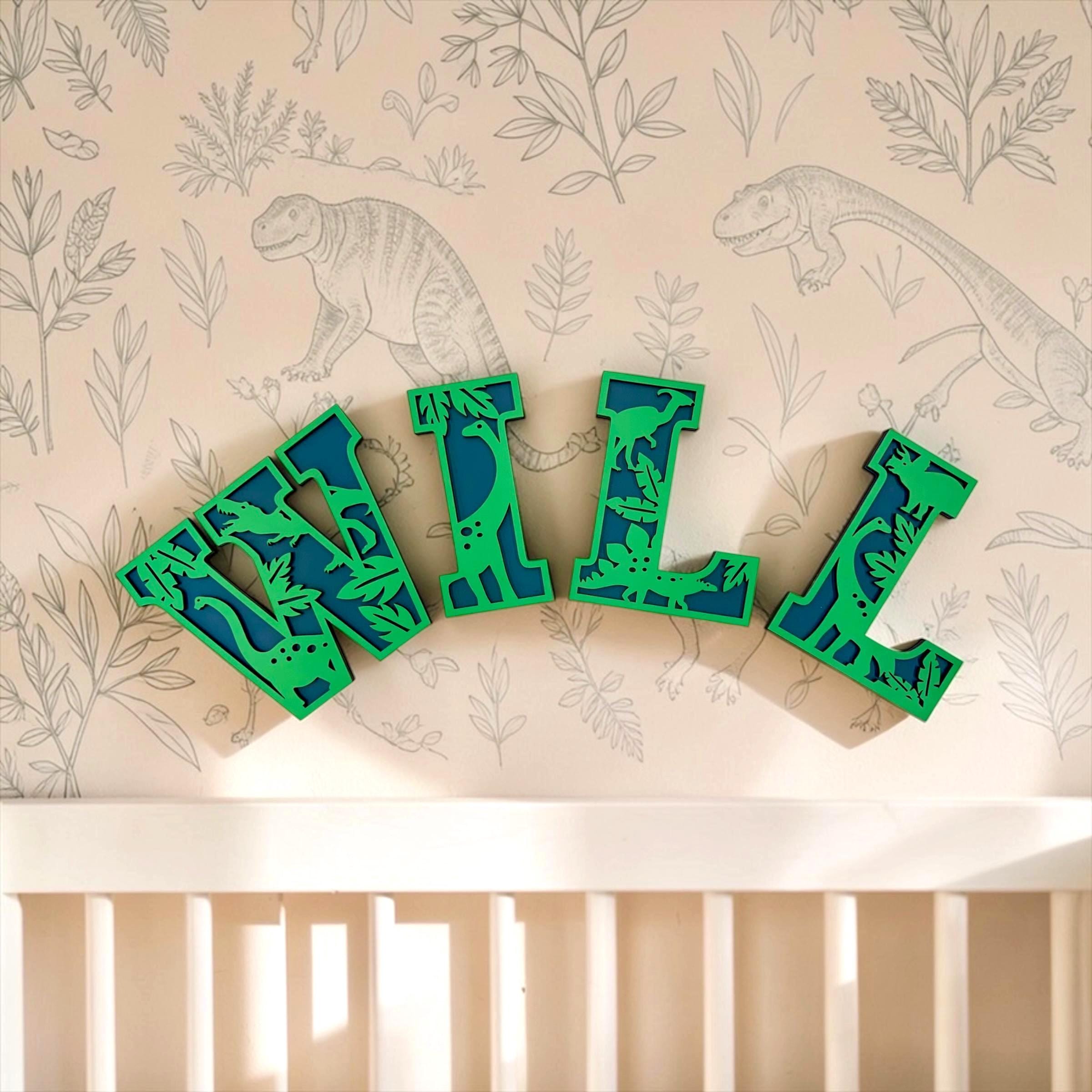 Dinosaur Themed Decorative Alphabet Letters