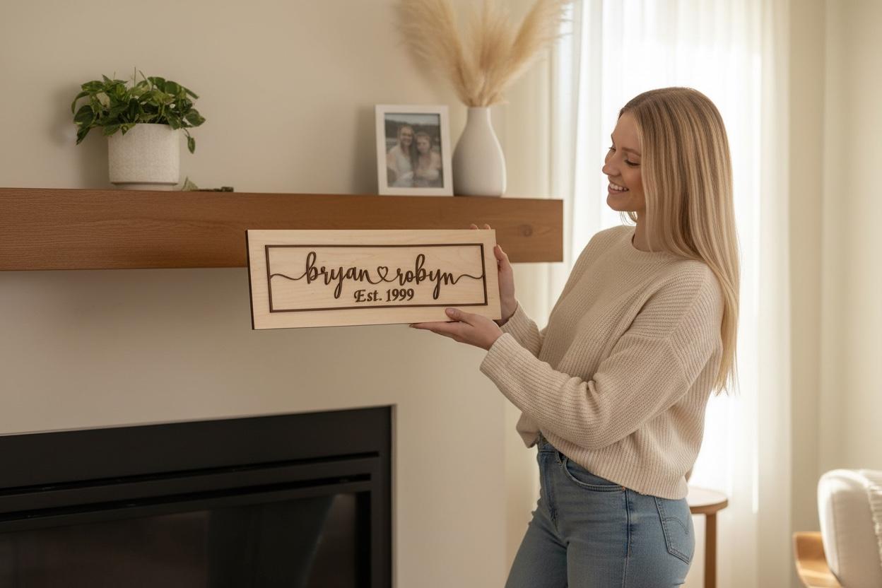 Custom Personalized Love Couples Name Sign