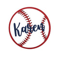Baseball or Softball Themed Decorative Name Sign