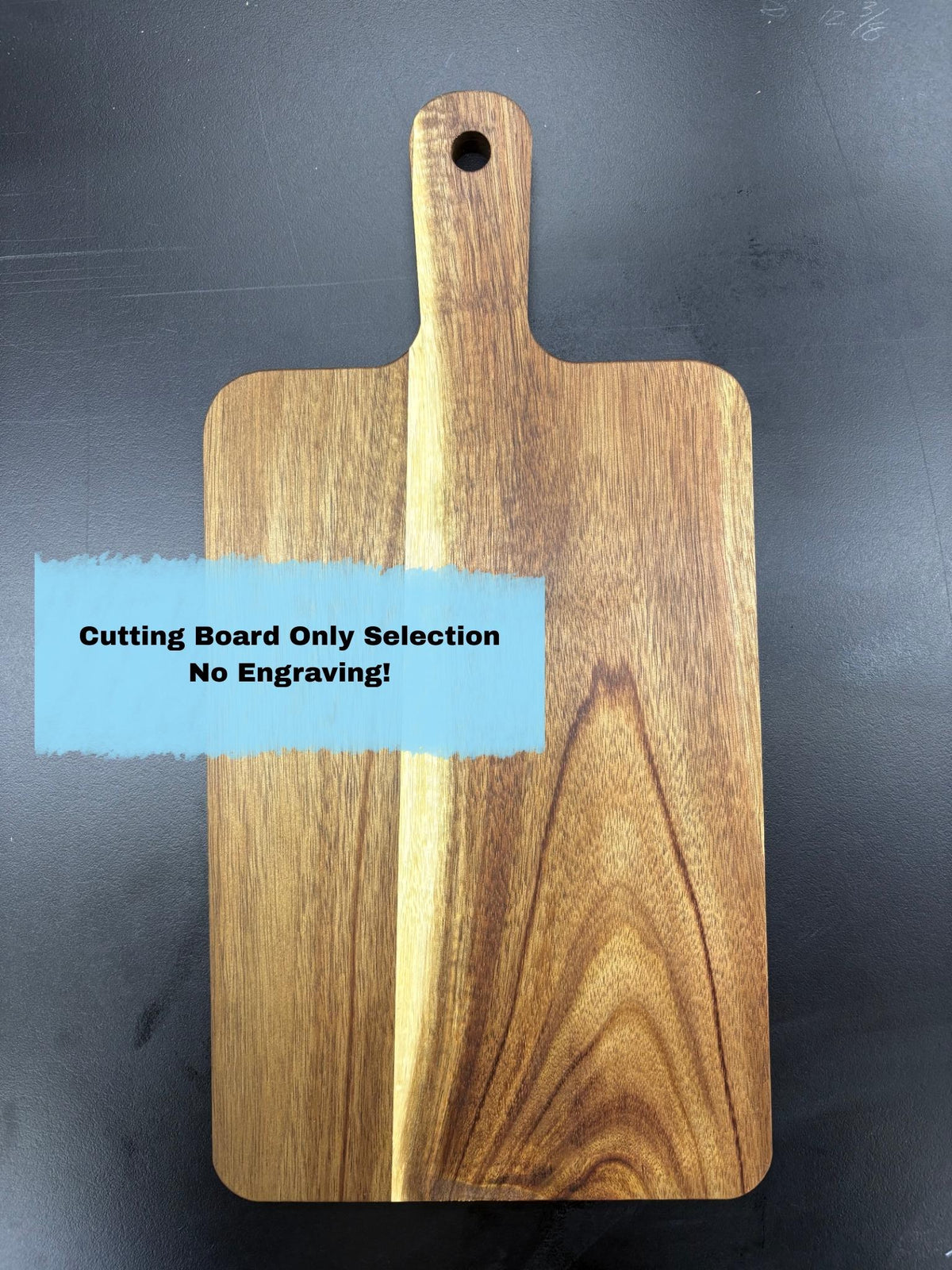 Heart Love Message Engraved Acacia Wood Cutting Board | Wedding, Housewarming, Valentines, Cook Gift