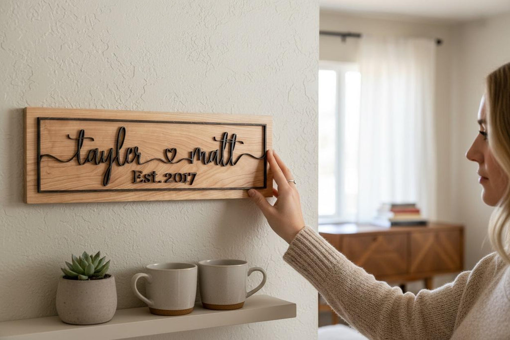 Personalized Couples Name Sign