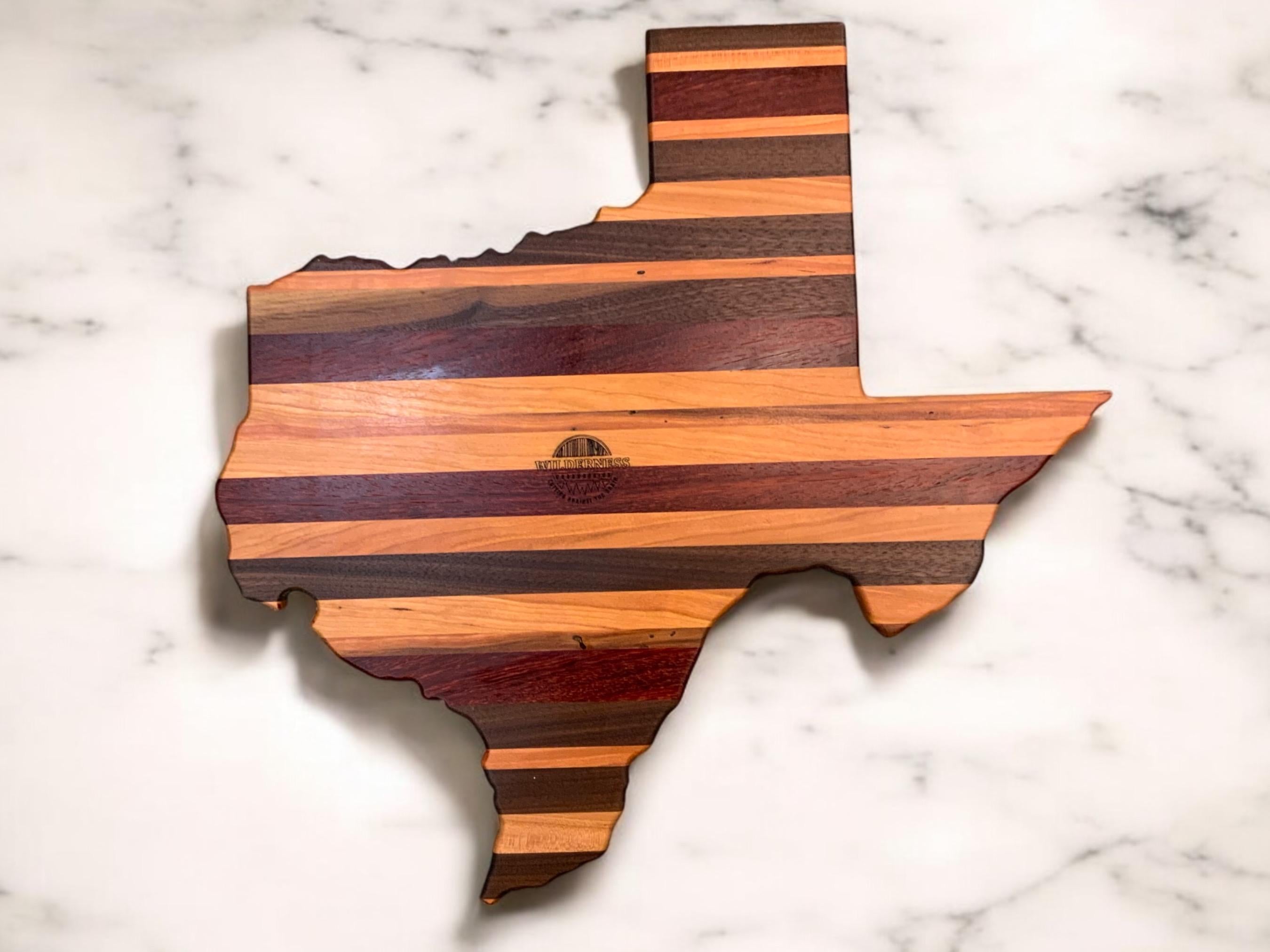 Custom USA State Outline Wood Cutting Board; Handcrafted Maple, Walnut, Cherry Charcuterie; Home Decor Housewarming, Wedding, Birthday Gift