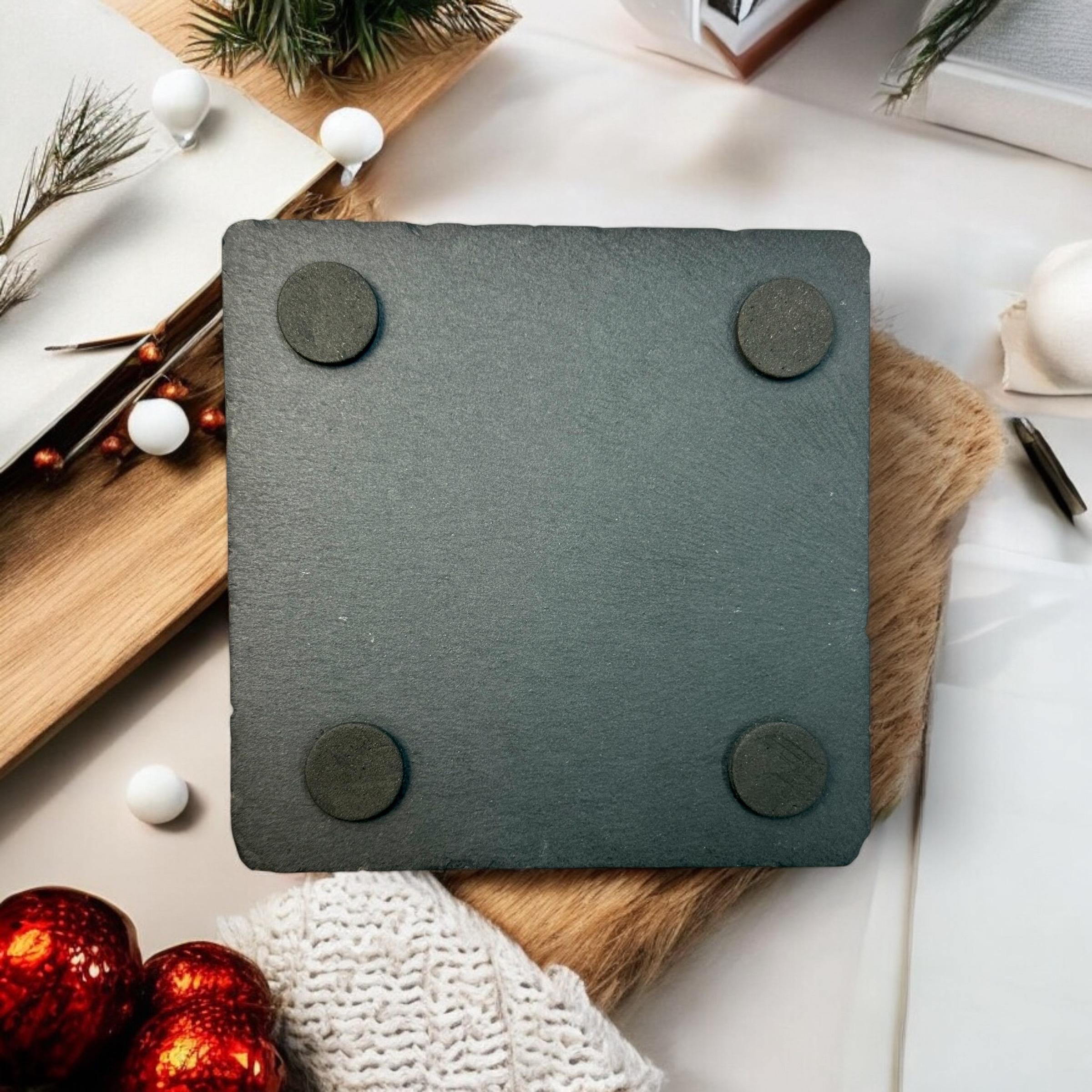 Personalized Slate Coasters, Set of 4