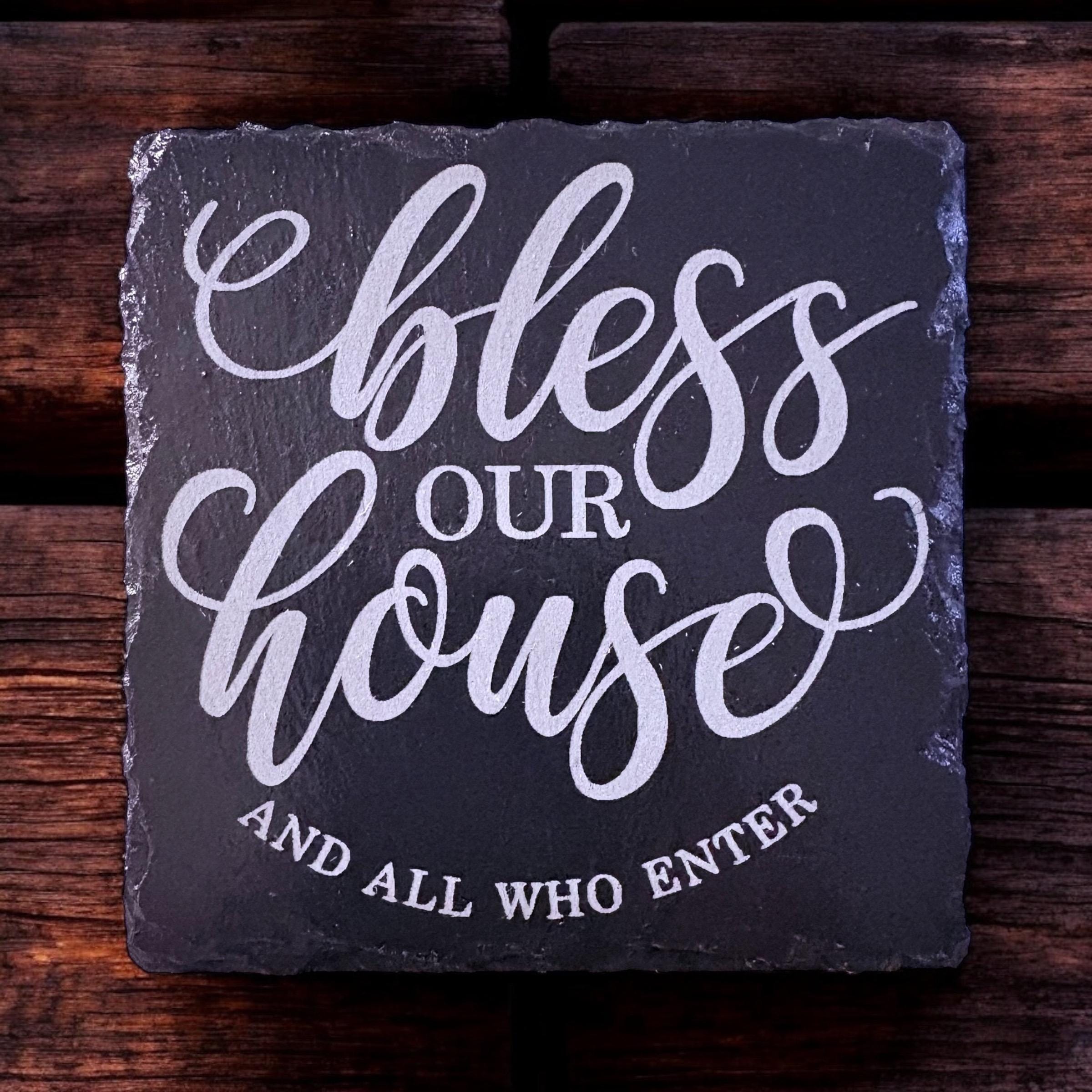 Personalized Engraved Slate Coaster