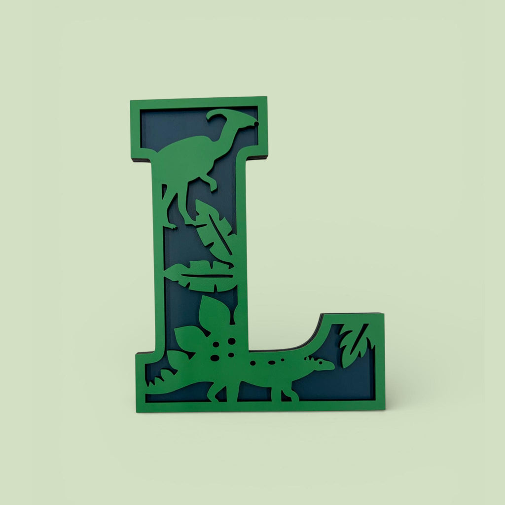 Dinosaur Themed Decorative Alphabet Letters