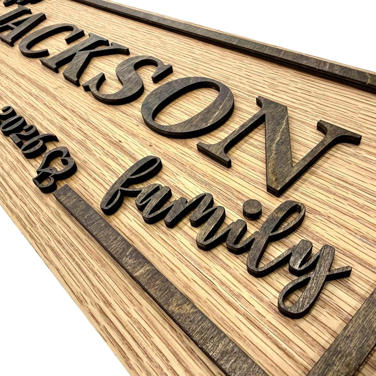 Custom Personalized Family Name Sign / Valentines Day, Boyfriend, Girlfriend, Fiance, Wedding, Anniversary Gift