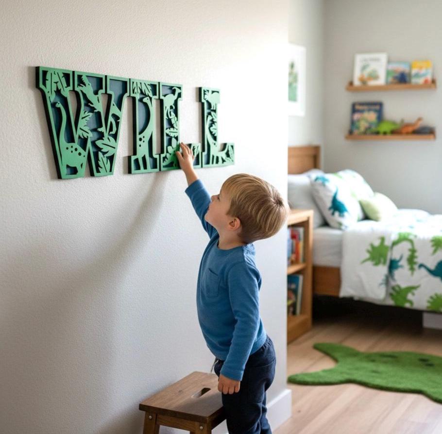 Dinosaur Themed Decorative Alphabet Letters