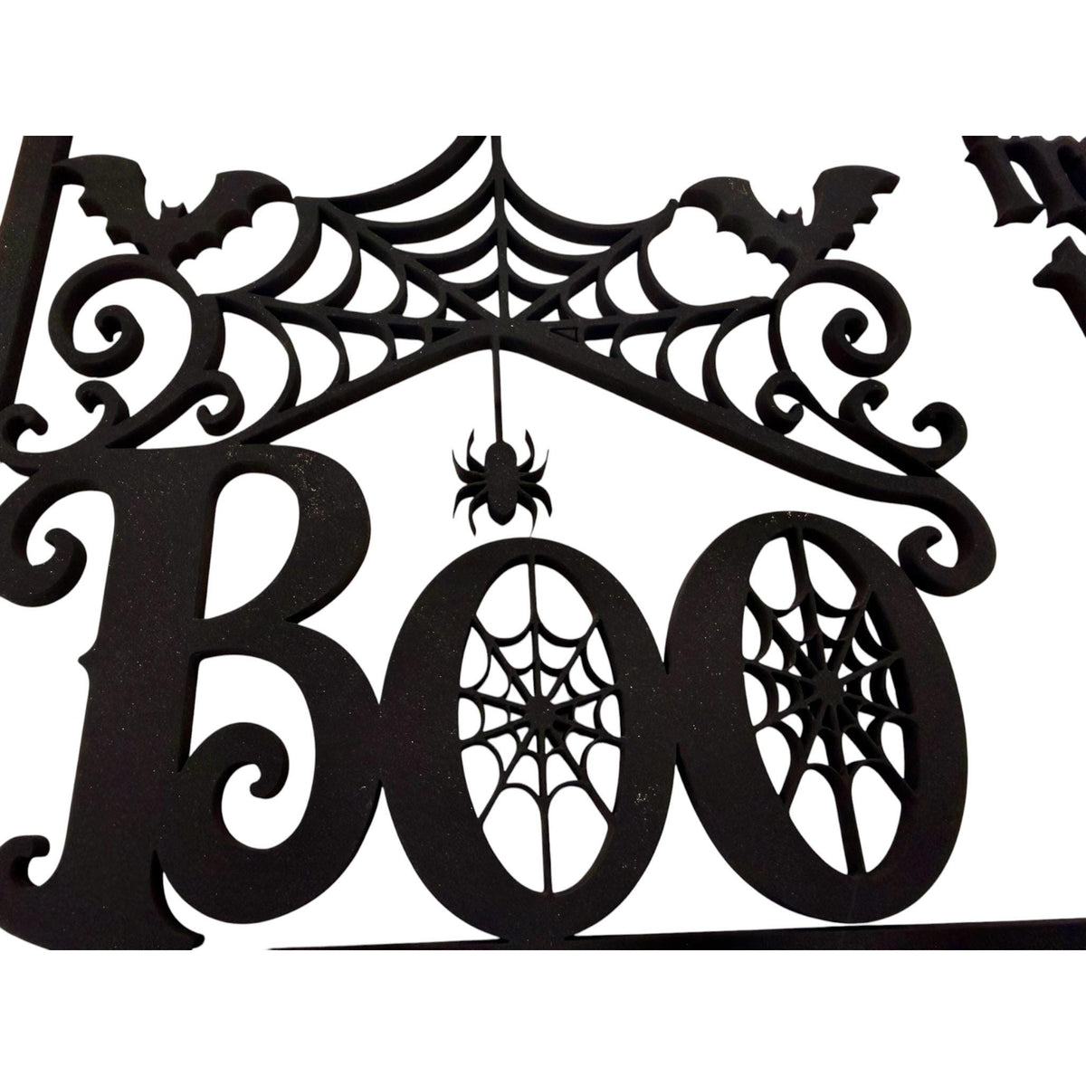 Personalized Halloween BOO Crew Door Sign; Fall Family Name Door Hanger Decor; Farmhouse Porch Entryway Rectangular Decoration
