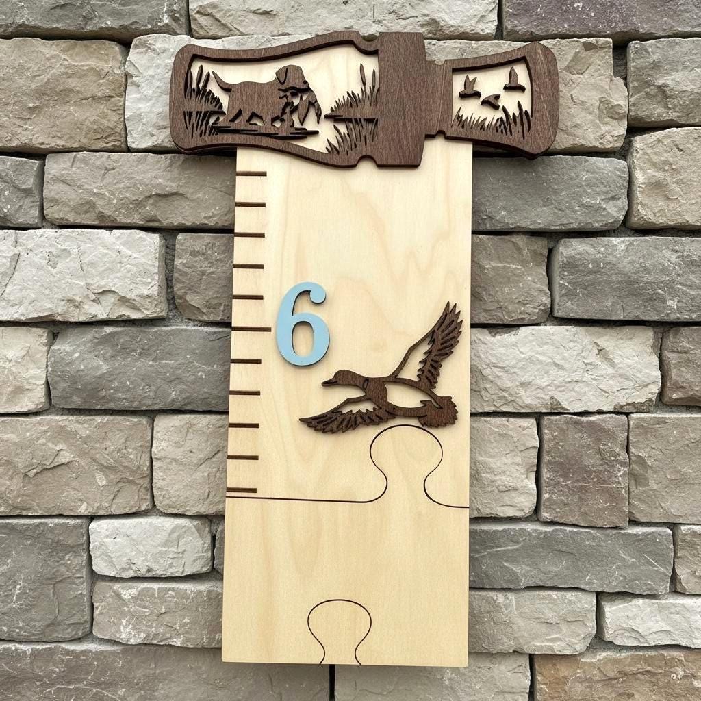 Just a Boy and His Dog Nursery Height Chart
