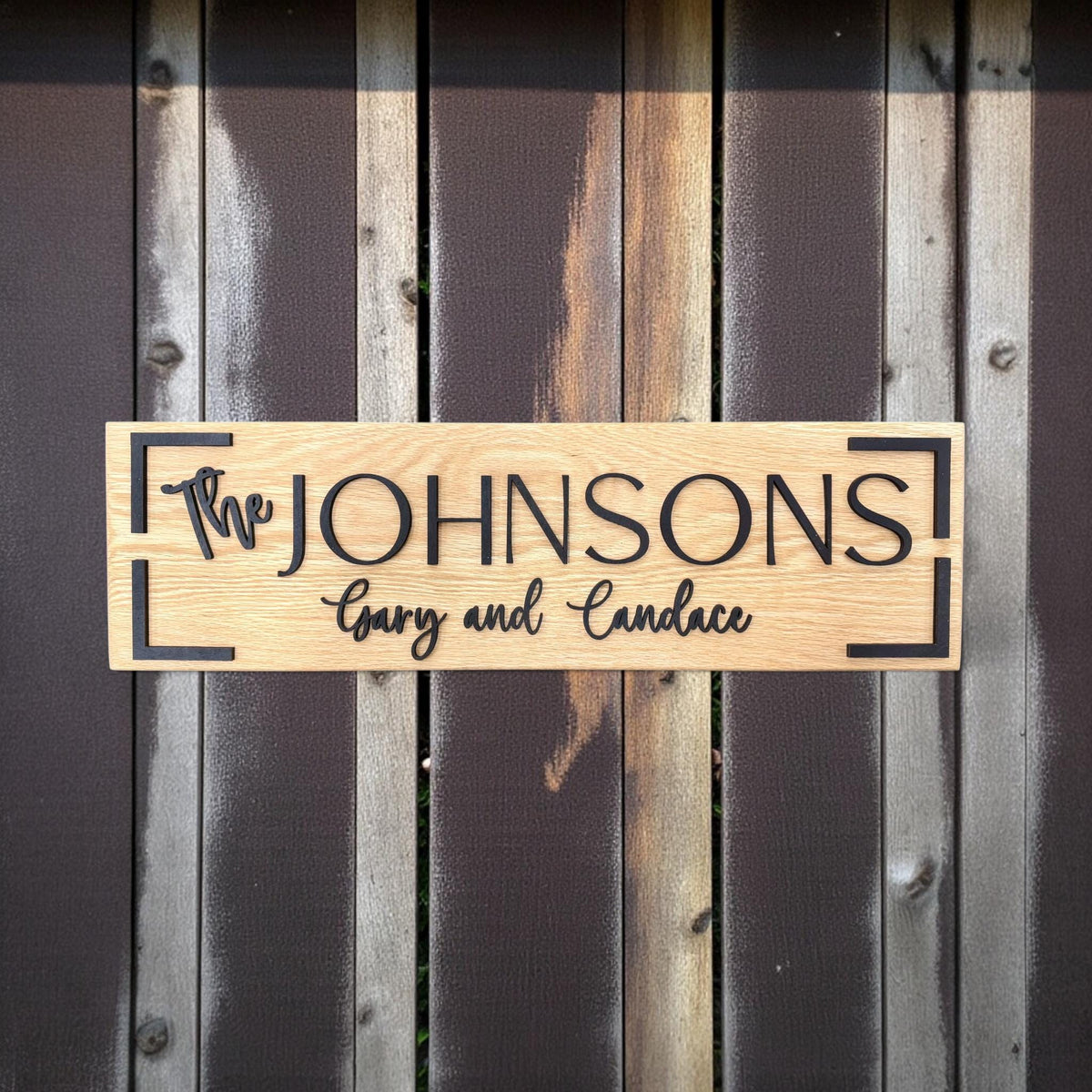 Custom Family Name Sign / Multi-Layered 3D Sign / Personalized Housewarming, Wedding, Engagement, Bridal Shower, Anniversary Gift