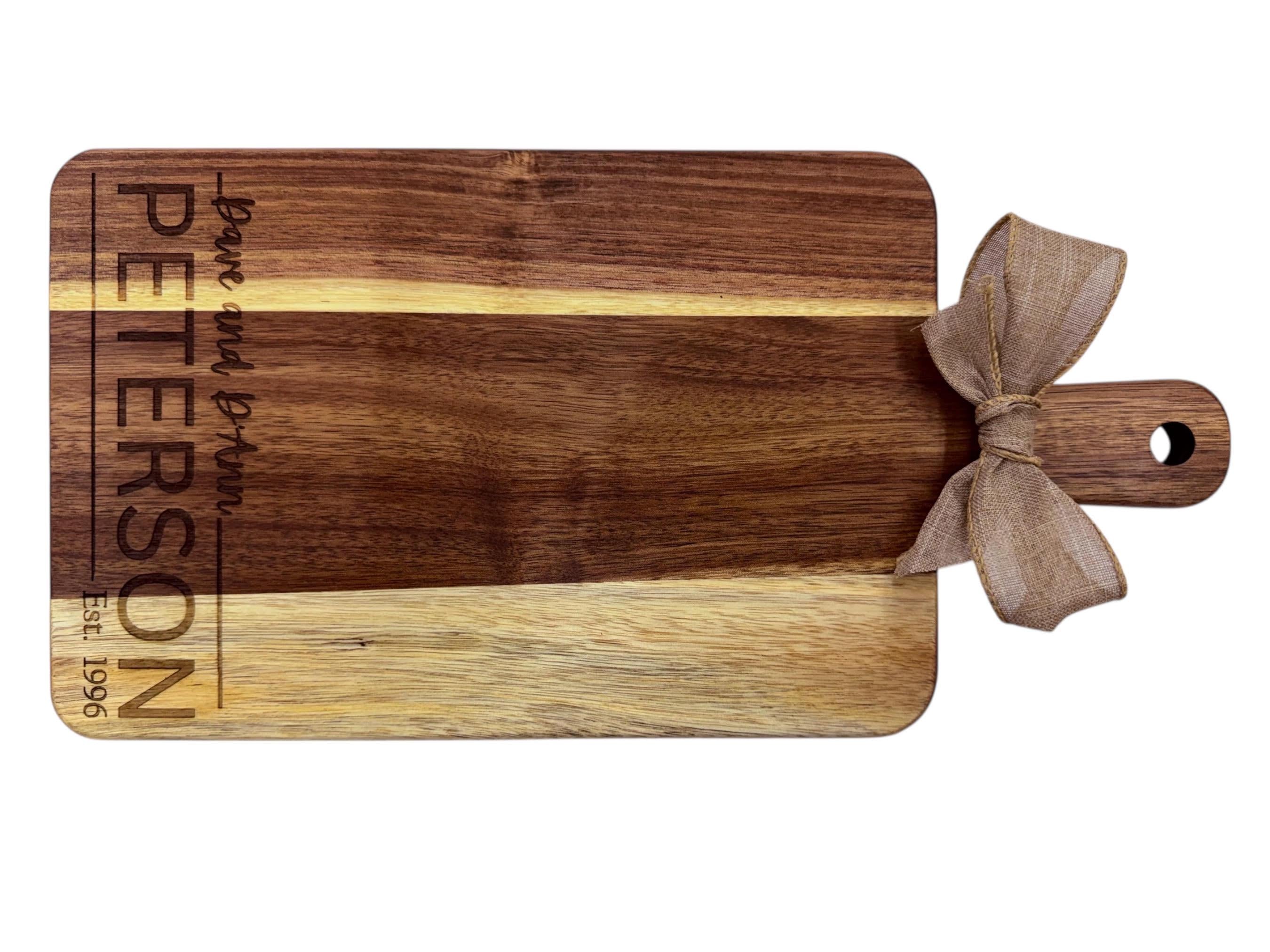 Personalized Name Cutting Board