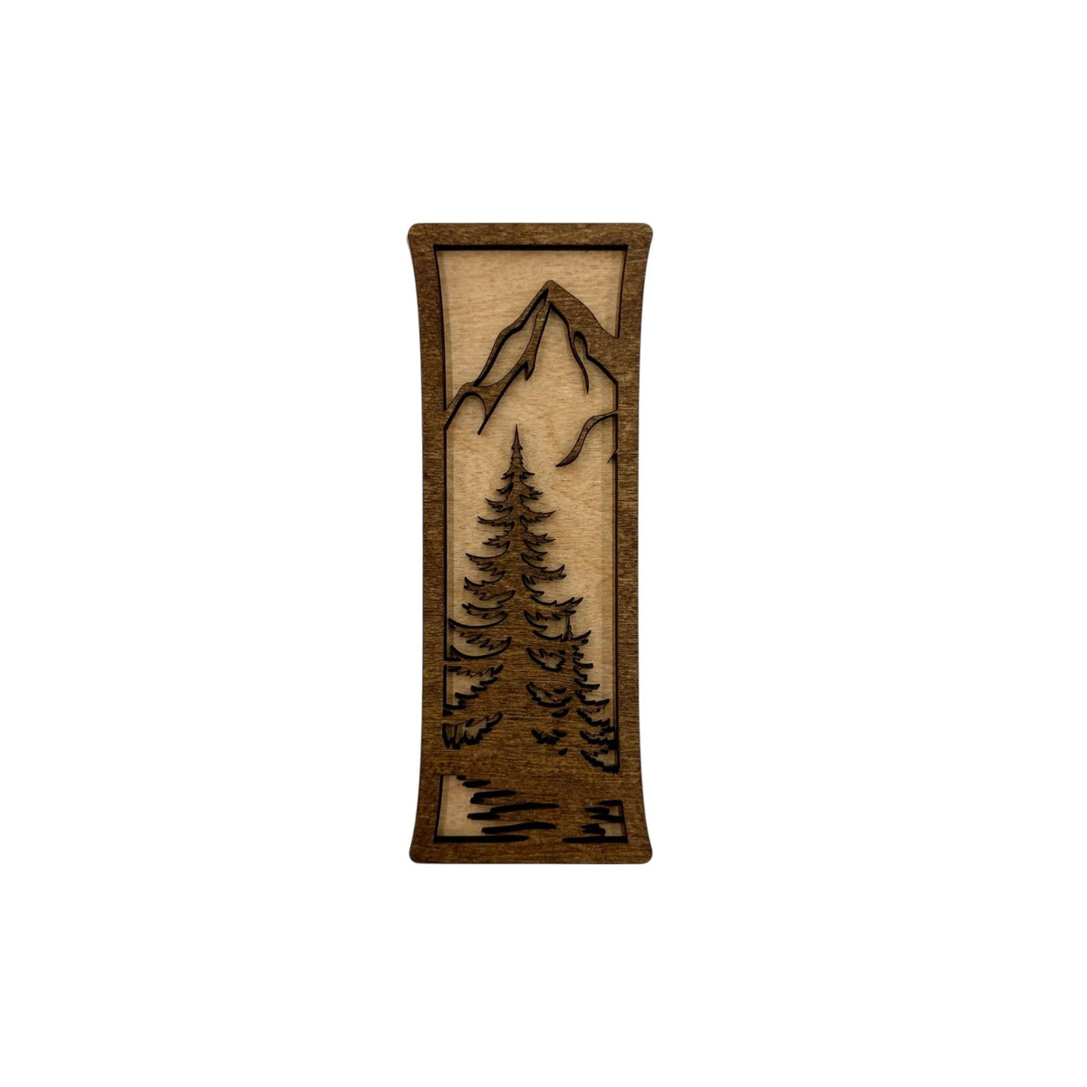 Multilayered Woodland Themed Letters – Wood Wildlife Name Sign – Mountain Nursery Wall Decor – Personalized Kid Child Playroom Letters